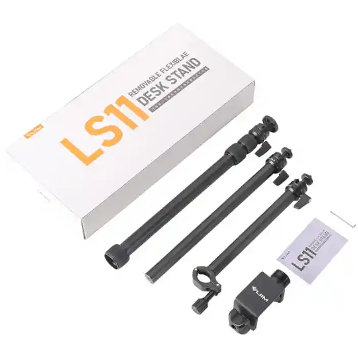 VIJIM LS11 Camera Mount Desk Stand with Auxiliary Holding Arm